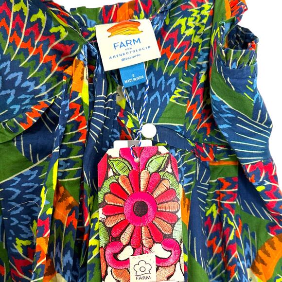 NWT Farm Rio Sweetheart Printed Maxi Dress Size Small - Picture 7 of 15